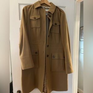 Banana Republic camel wool peacoat size XL EUC